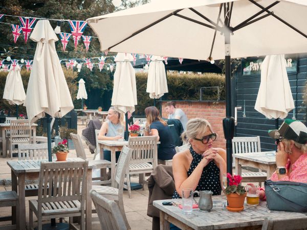 Pub garden in Beaconsfield